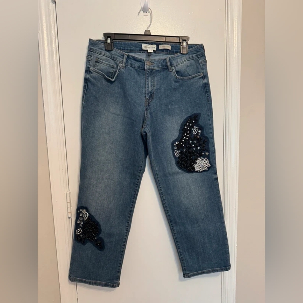 Embellished Blue Jeans